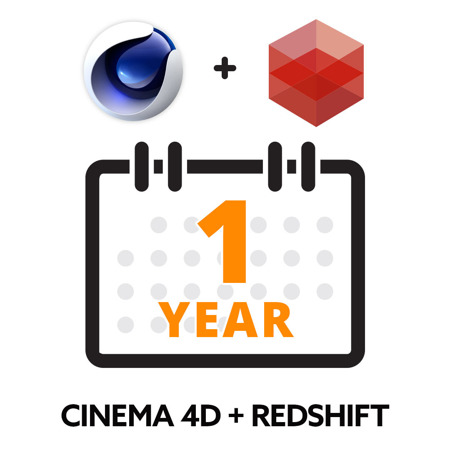 MaxonCinema 4D + Redshift 1 Year Subscription renewal (Teams License)